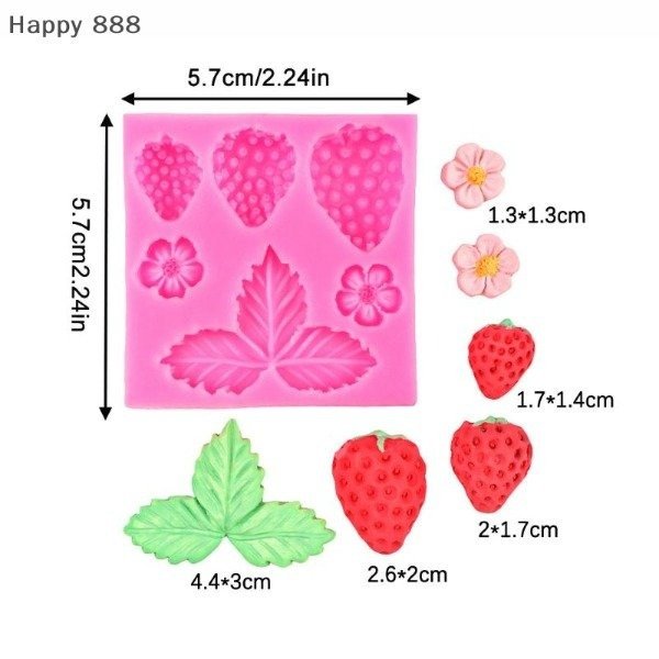 Producto - MOLDE FLORES HIJA Y FRUTILLA K3