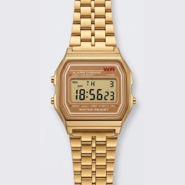 Producto - Relojes para hombre y mujer digitales dorados estilo retro color rose - 0