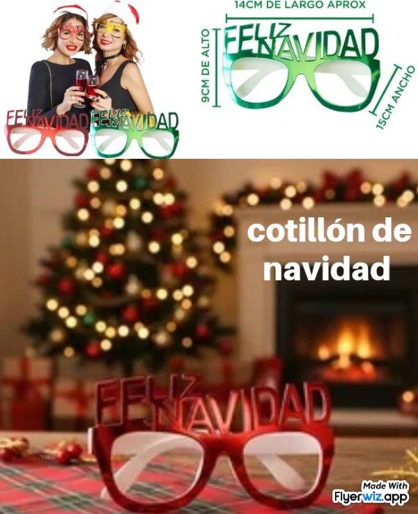 Producto - anteojo navidad