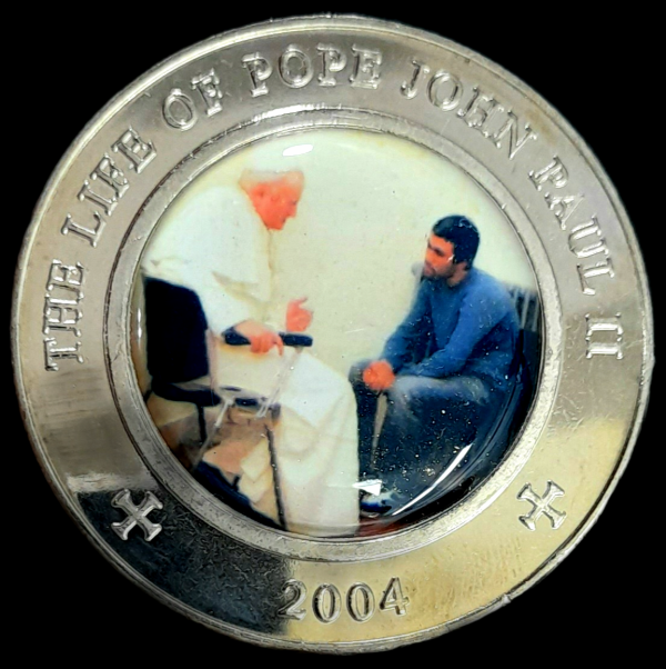 Producto - Somalia 25 Shillings 2004 Juan Pablo II y sus fieles (2000) UC#220 XF+