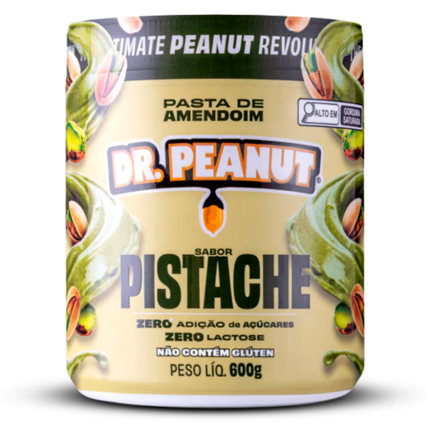 Producto - PASTA DE MANÍ SABORIZADA 600 grs - DR. PEANUT PISTACHE
