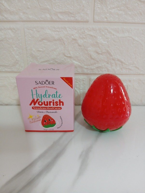 Producto - Crema para Manos Frutilla "Hydrate  Nourish" - Sadoer - 0