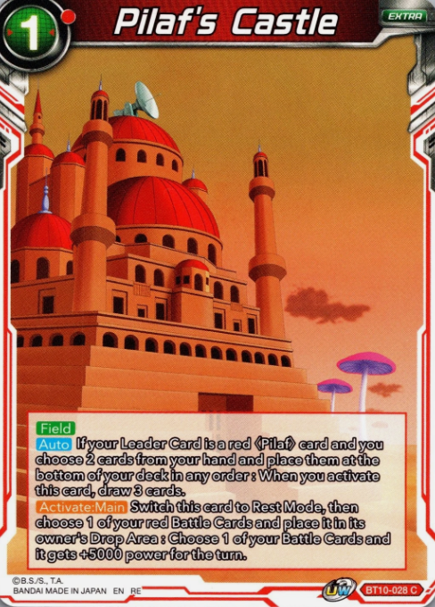 Producto - BT10-028 Pilaf's Castle FOIL - Rise of the Unison Warrior