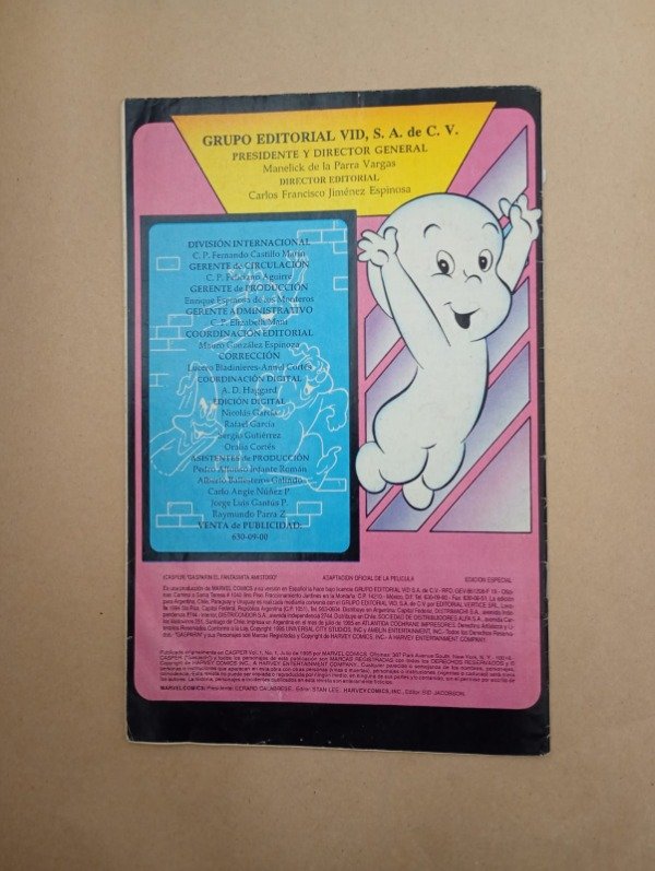 Producto - Casper La exitosa película - Marvel Comics VID 1995 - 1