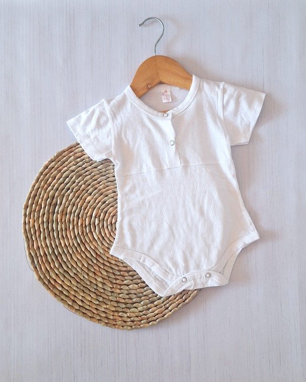 Producto - Body Algodón Mao Blanco MC