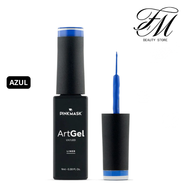Producto - PINK MASK NAIL ART GEL AZUL