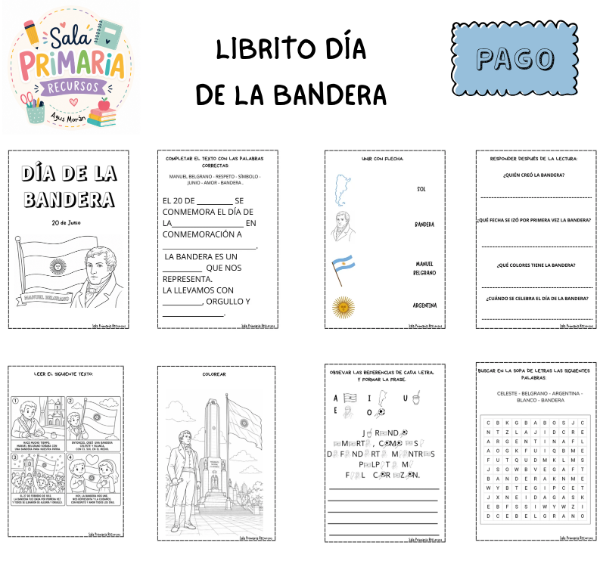 Producto - Librito día de la bandera