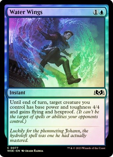Producto - Water Wings Foil  Wilds of Eldraine