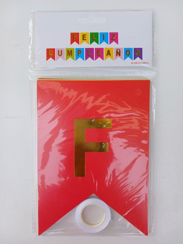 Producto - Banderín Básico "FC" Multicolor