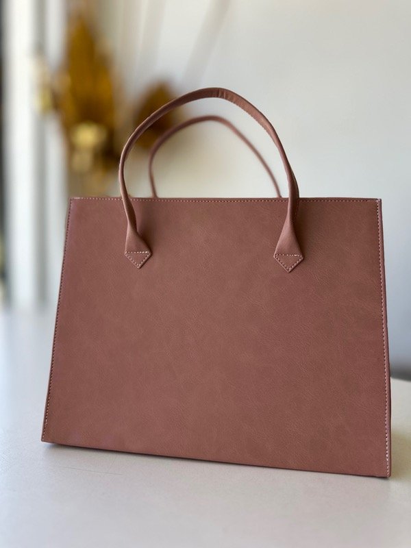 Producto - CARTERA RÍGIDA GRANDE ROSA
