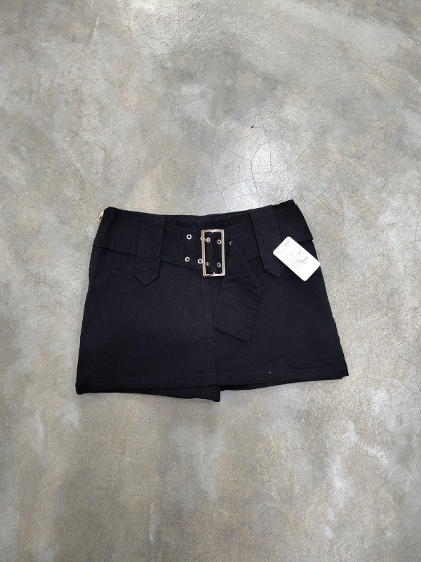 Producto - Short pollera jeans negro