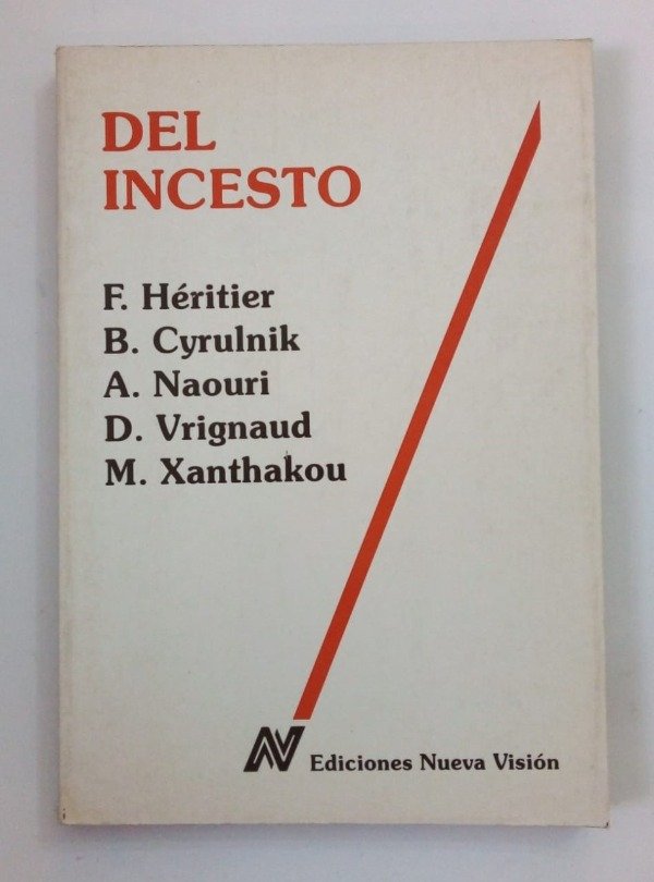 Producto - Del incesto - Héritier Cyrulnik Naouri - Nueva Visión 1994