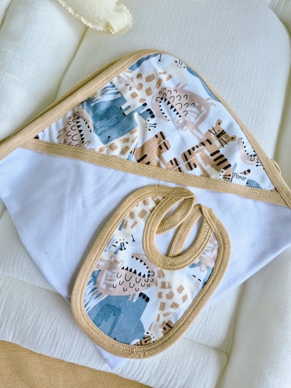Producto - Mantilla de algodón Safari beige