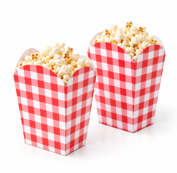 Producto - Pochoclero Cuadrille Rojo x 10