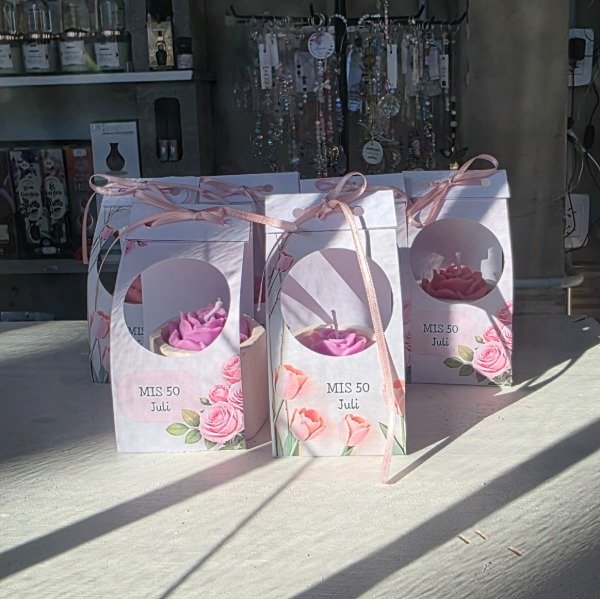 Producto - Vela Rosa - Souvenir artesanal - 1