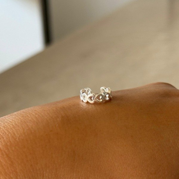 Producto - CUFF CORAZONCITOS -PLATA 925-