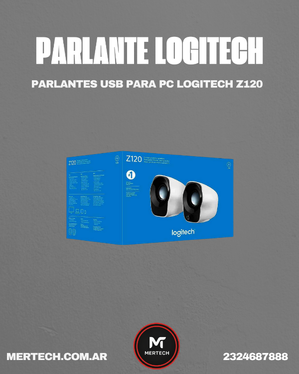 Producto - PARLANTE PC LOGITECH Z120 2.0