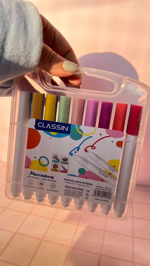 Producto - Marcadores acrílicos x 18