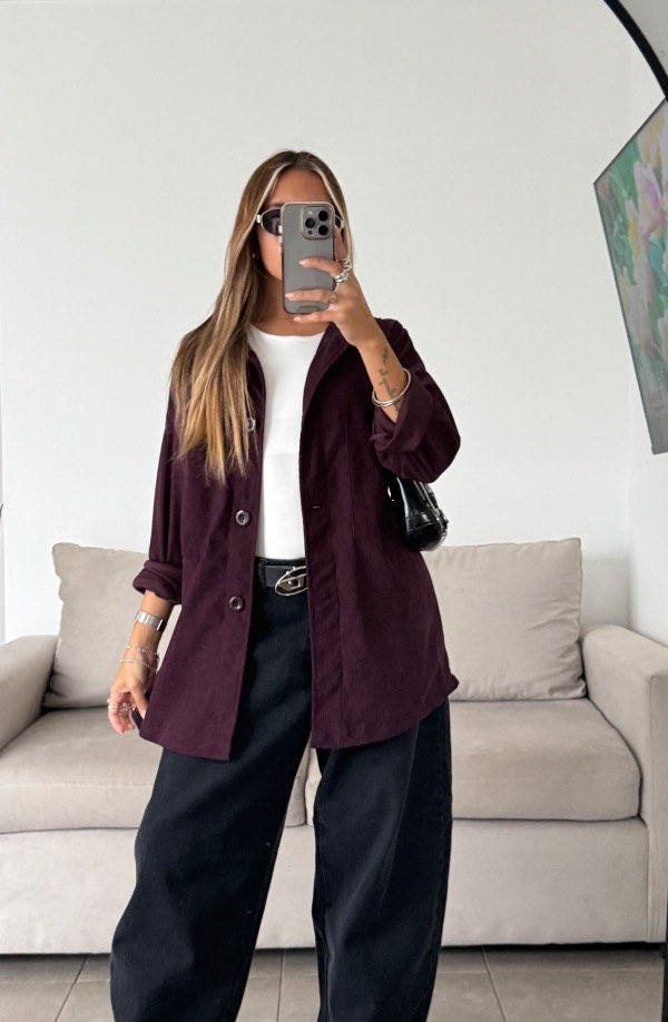 Producto - CAMISACO CORDEROY UVA