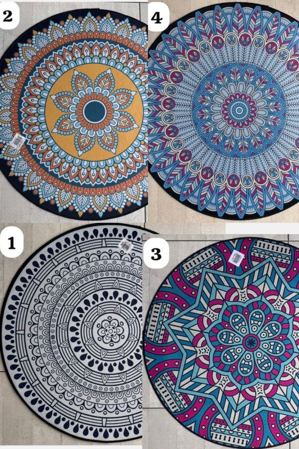 Producto - ALFOMBRA MANDALA 77CM