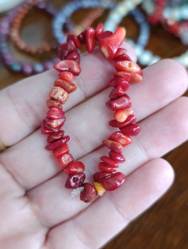 Producto - Pulsera escalla coral  NIÑOS
