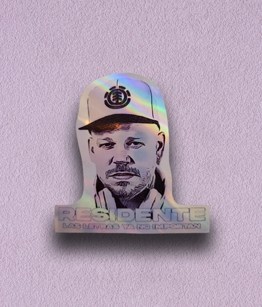 Producto - STICKER HOLOGRÁFICO - RESIDENTE
