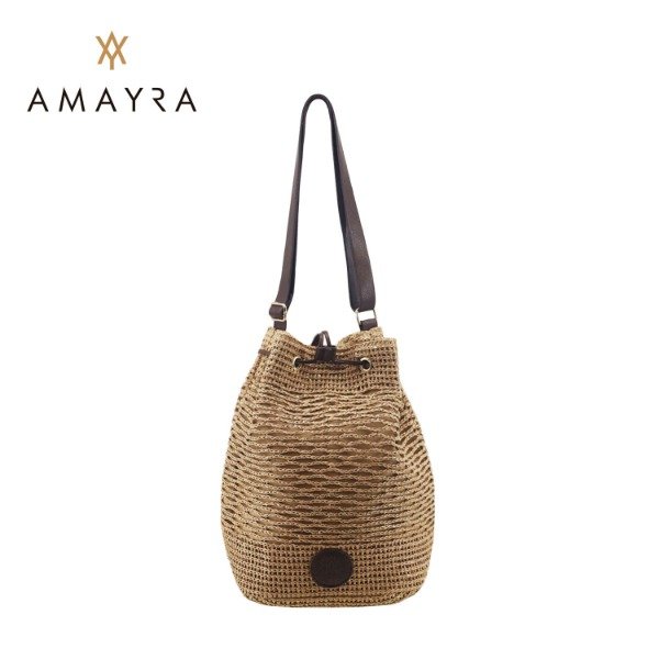 Producto - Bolso playero Amayra camel 67-5104-1