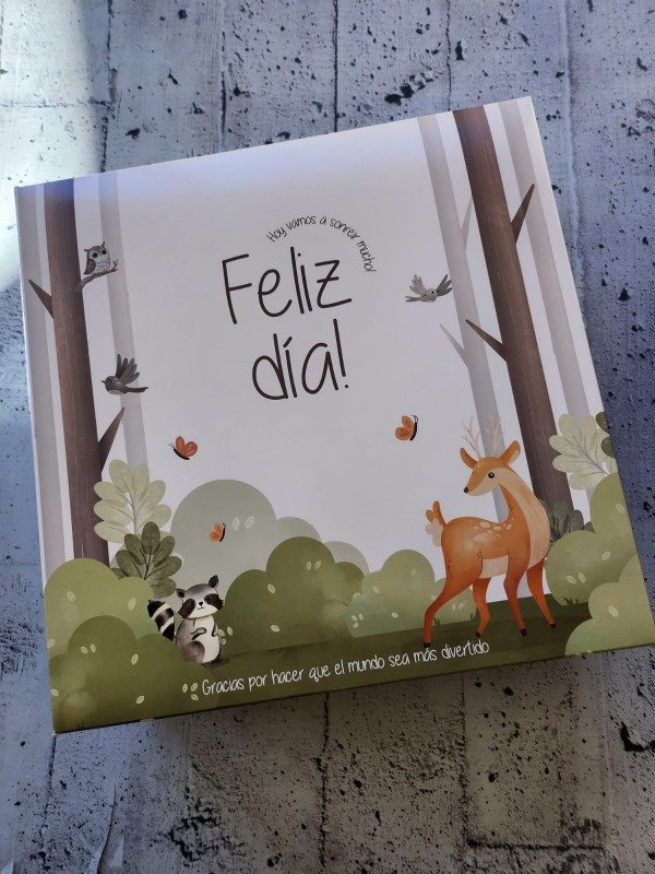 Producto - Caja Feliz Dia " Bosque" - Medida 26x26x10