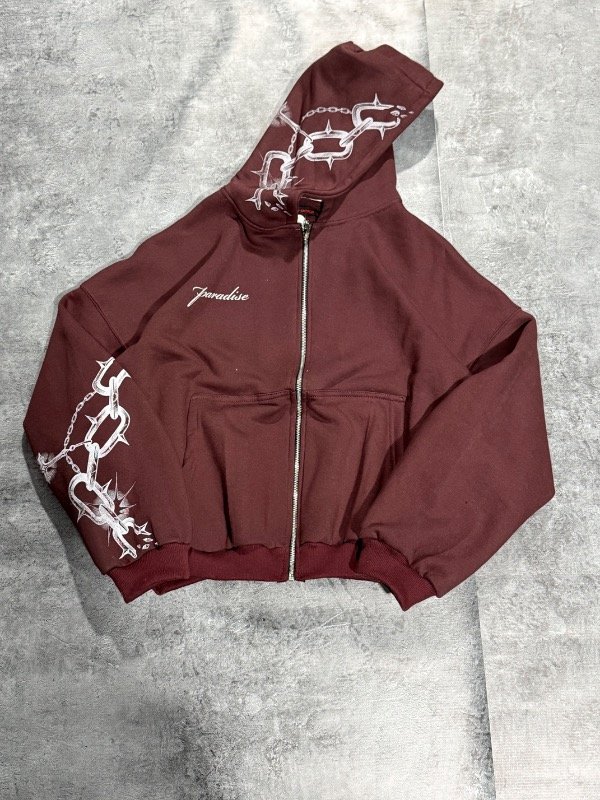 Producto - CAMPERA CHAINS BORDO