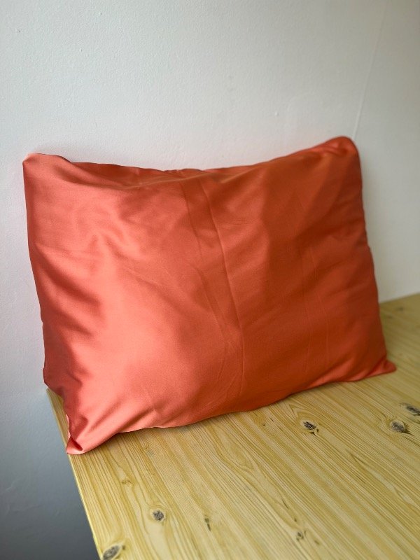 Producto - Funda satén almohada coral - 0