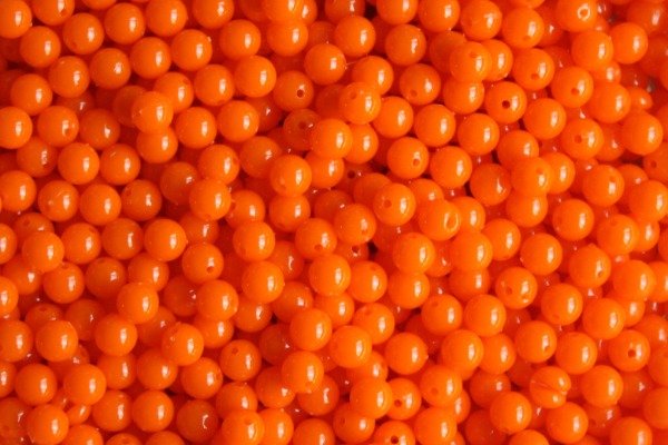 Producto - Perlas Plásticas Naranja 6 mm