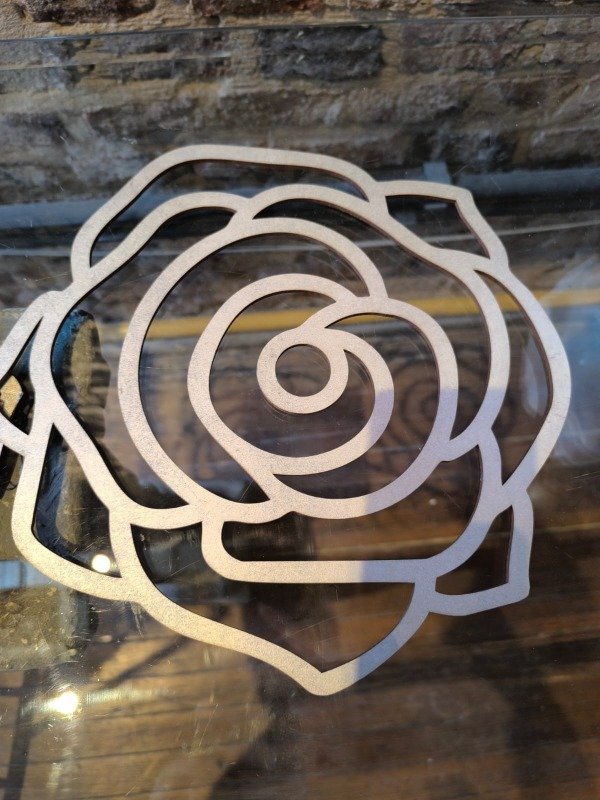 Producto - Vajilla / Juego de 6Individuales Rose Plata / M diam 20 cm