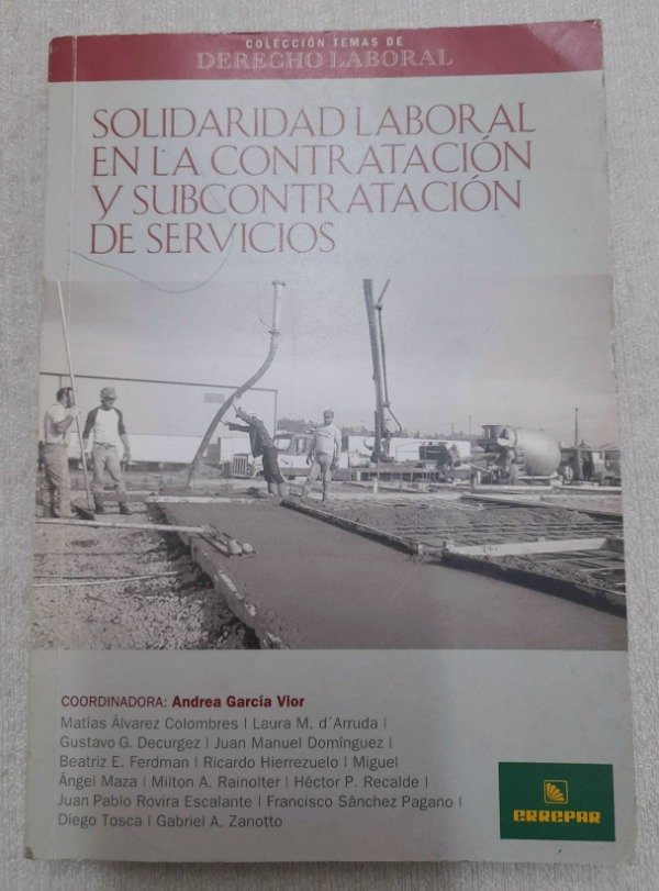 Producto - Solidaridad Laboral En La Contratacion - Derecho Laboral Errepar