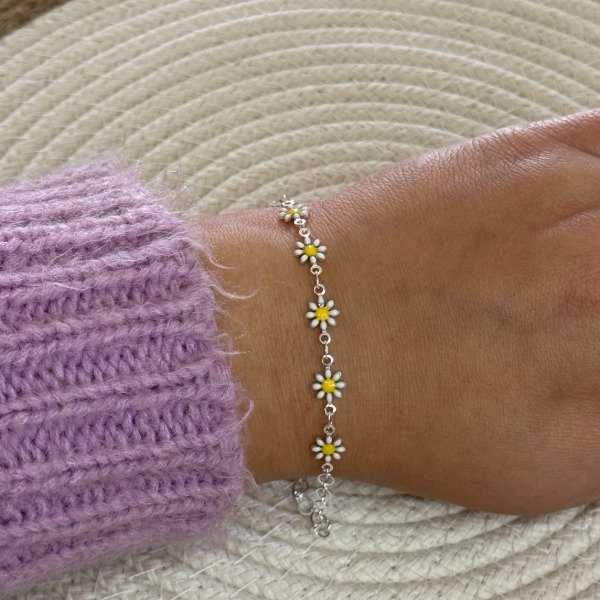 Producto - PULSERA -PLATA 925- MARGARITAS - 0
