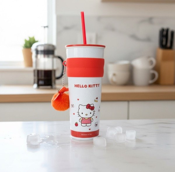 Producto - Vaso Acero Inoxidable Hello Kitty Miniso