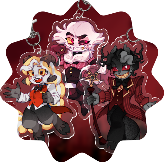 Producto - Llaveros - Hazbin Hotel