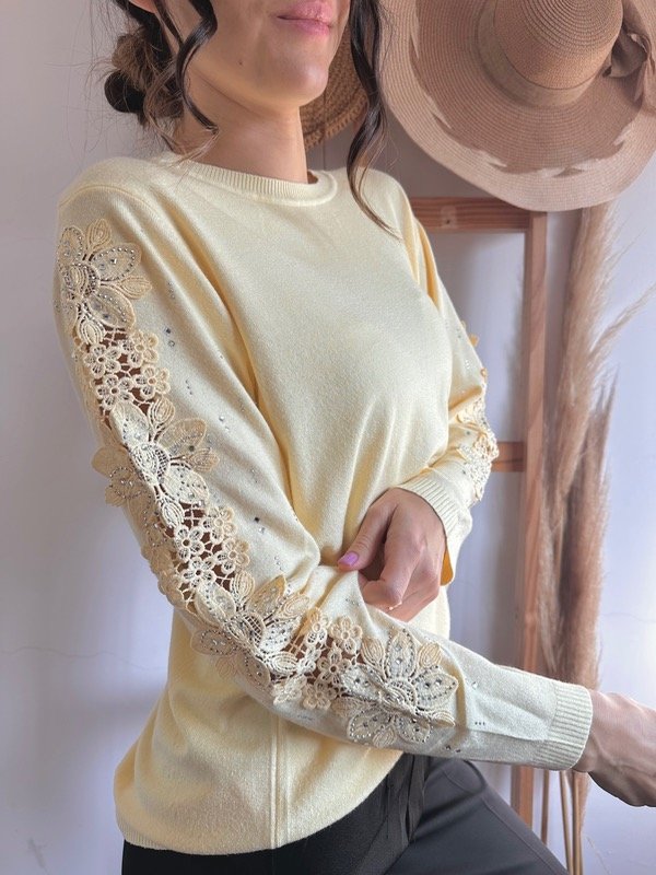 Producto - Sweater Carmen, Calado amplio