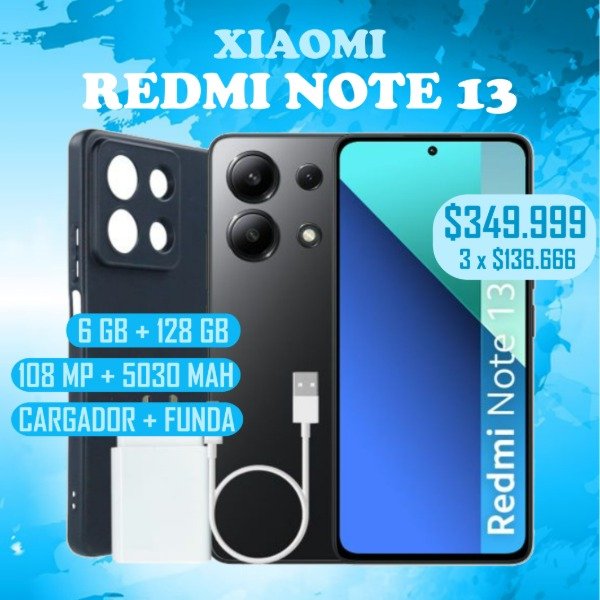 Producto - XIAOMI REDMI NOTE 13 NEGRO OCASO