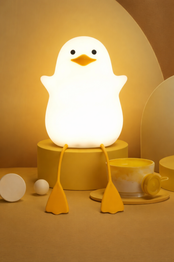 Producto - Velador Silicona RGB Pato Sentado