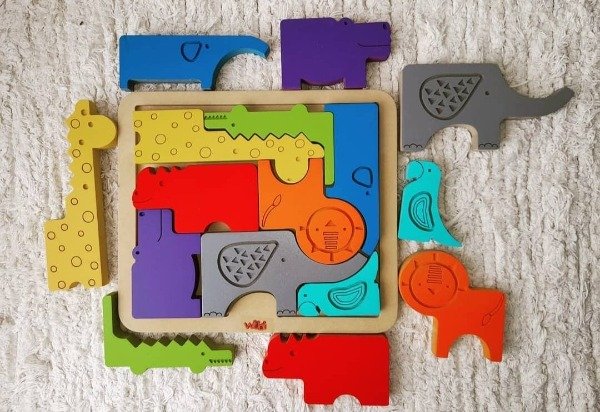 Producto - Rompecabeza  tetris de madera ZOO