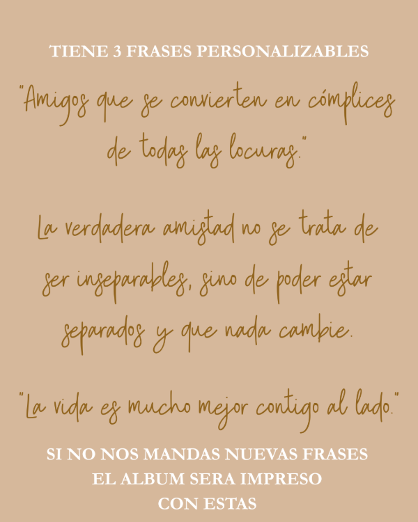 Producto - Álbum de Figuritas Personalizado - Con figus - Contame de Nosotros - 3 al cubo - 3