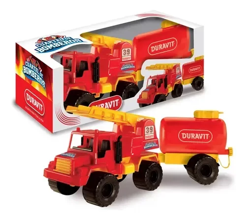 Producto - CAMION BOMBERO CON TANQUE DE AGUA EN CAJA