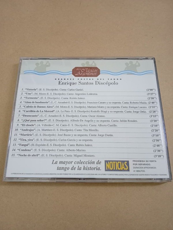 Producto - Grandes poetas del tango #2 - Enrique Santos Discépolo - DDD 1996 - 1