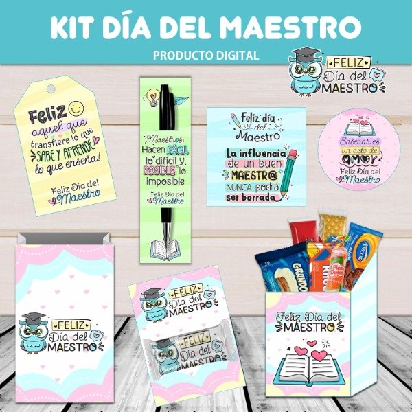Producto - Kit Imprimible Día Del Maestro (kit 2) - 2