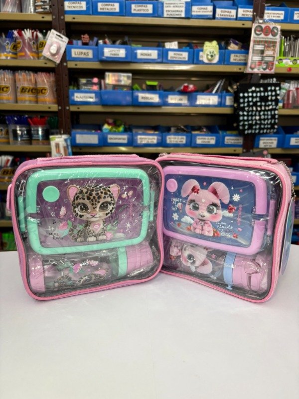 Producto - Lunch Box Set - Lunchera + botella + tupper - "Chimola"