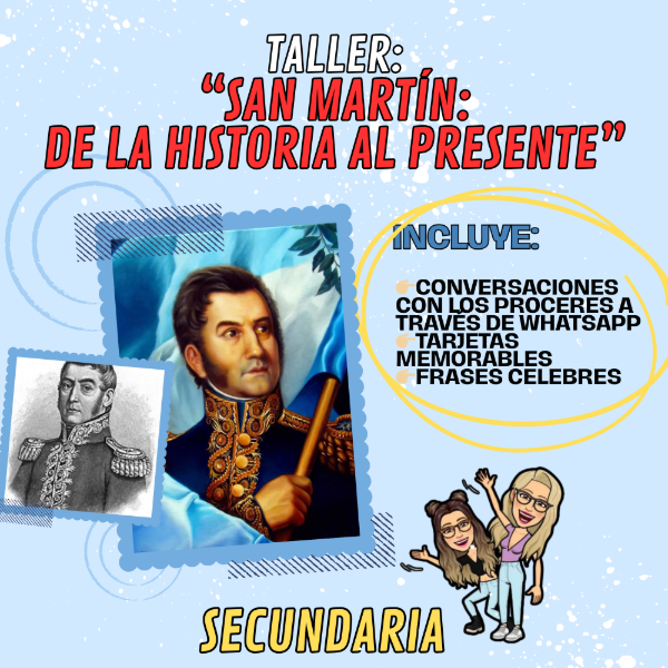 Producto - TALLER. SAN MARTÍN. DE LA HISTORIA AL PRESENTE. SECUNDARIA