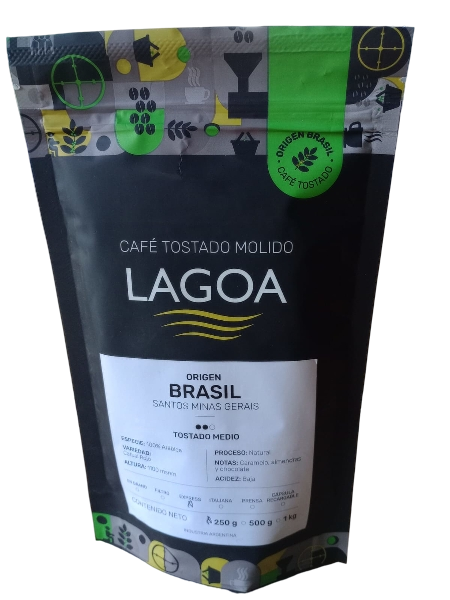 Producto - Café Tostado Molido Lagoa - Origen Brasil