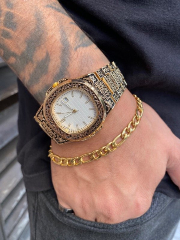 Producto - Promoción Patek Gold + Pulsera