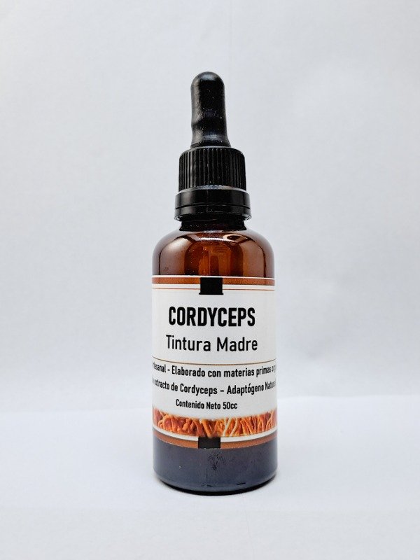 Producto - TINTURA MADRE CORDYCEPS 50cc DOBLE EXTRACCION. ENERGIA VIGOR POTENCIA