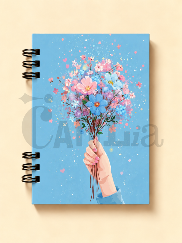Producto - Agenda horizontal floral - 18